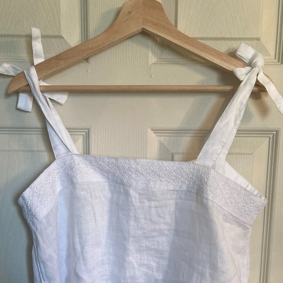 Joie White Linen Top - NWT - Picture 6 of 13